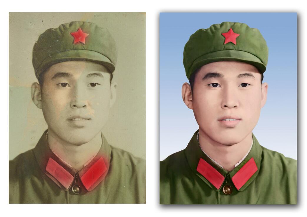 大路镇破损照片修复-18